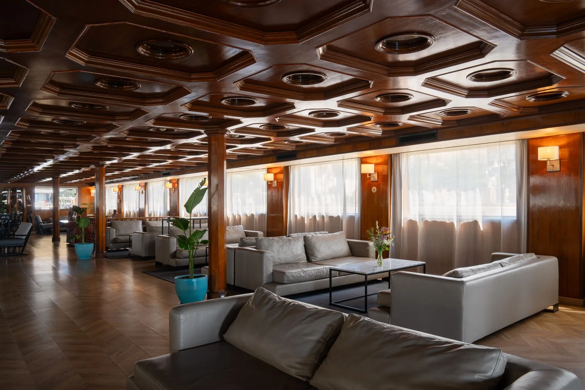 Lounge aboard the MS Nile Plaza Nile Cruise Nile cruise